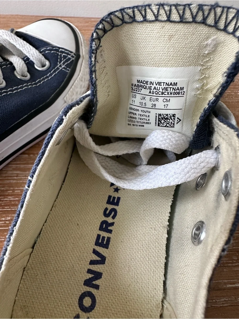 Converse | Kids 11 | Navy Chuck Taylor Sneakers